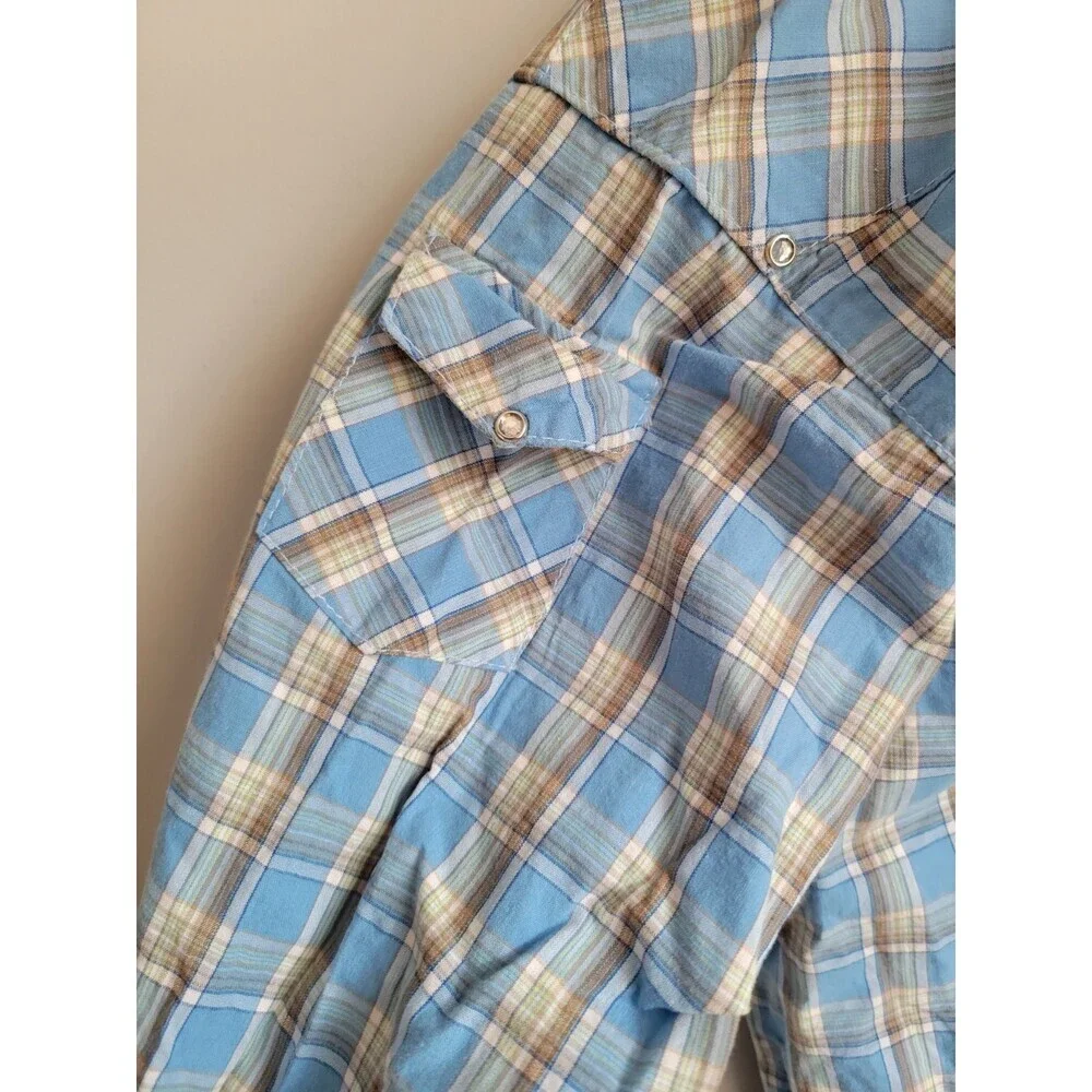 Escorpion Kids Pearl Snap Western Shirt quarter Sleeve  Size 12 Unisex